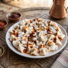 Fırınlanmış El Açması Mantı 500gr